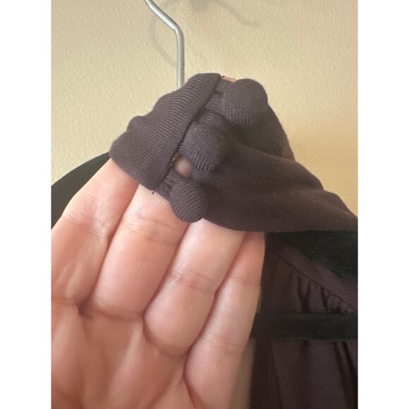 Reformation Arden Halter Knit Maxi Dress Black Currant NWT XL - Picture 9 of 9